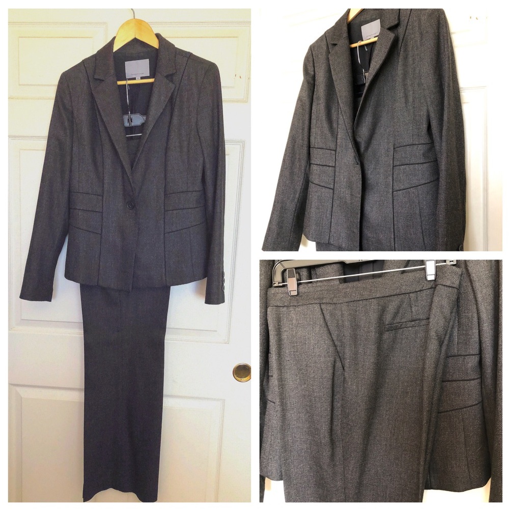 Classique Entier Suit Jacket and Pants, Size 14. Excellent pre-owned condition.